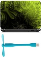 Print Shapes patterns black green Combo Set(Multicolor)   Laptop Accessories  (Print Shapes)