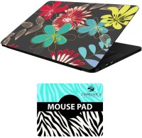 FineArts Floral - LS5584 Laptop Skin and Mouse Pad Combo Set(Multicolor)   Laptop Accessories  (FineArts)