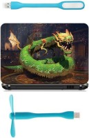Print Shapes Green dragon Combo Set(Multicolor)   Laptop Accessories  (Print Shapes)