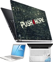 FineArts Push 4 Hope 4 in 1 Laptop Skin Pack with Screen Guard, Key Protector and Palmrest Skin Combo Set(Multicolor)   Laptop Accessories  (FineArts)