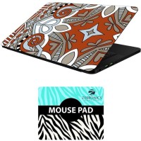 FineArts Abstract Art - LS5026 Laptop Skin and Mouse Pad Combo Set(Multicolor)   Laptop Accessories  (FineArts)