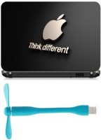 Print Shapes Think different with apple wide Combo Set(Multicolor)   Laptop Accessories  (Print Shapes)