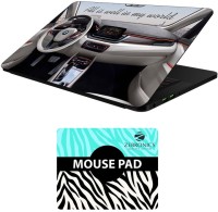 FineArts Quotes - LS5899 Laptop Skin and Mouse Pad Combo Set(Multicolor)   Laptop Accessories  (FineArts)