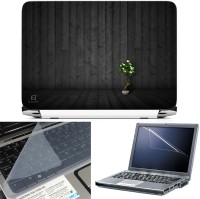 FineArts Tree Wooden 3 in 1 Laptop Skin Pack With Screen Guard & Key Protector Combo Set(Multicolor)   Laptop Accessories  (FineArts)