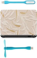 Print Shapes White leaf Combo Set(Multicolor)   Laptop Accessories  (Print Shapes)