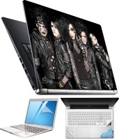 FineArts Black Veil Brides 4 in 1 Laptop Skin Pack with Screen Guard, Key Protector and Palmrest Skin Combo Set(Multicolor)   Laptop Accessories  (FineArts)