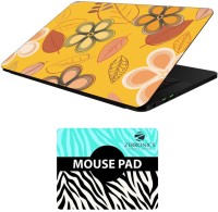 FineArts Floral - LS5585 Laptop Skin and Mouse Pad Combo Set(Multicolor)   Laptop Accessories  (FineArts)
