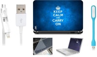 Print Shapes Keep Calm and Cry Combo Set(Multicolor)   Laptop Accessories  (Print Shapes)