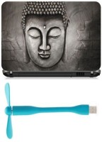 Print Shapes Buddha face art Combo Set(Multicolor)   Laptop Accessories  (Print Shapes)