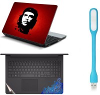 Namo Arts Laptop Skins with Track Pad Skin and USB Led Light LISLEDHQ1041 Combo Set(Multicolor)   Laptop Accessories  (Namo Arts)