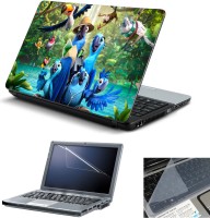 Namo Art 3in1 Laptop Skins with Screen Guard and Key Protector HQ1013 Combo Set(Multicolor)   Laptop Accessories  (Namo Art)