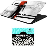 FineArts Famous Characters - LS5526 Laptop Skin and Mouse Pad Combo Set(Multicolor)   Laptop Accessories  (FineArts)