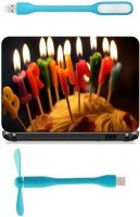 View Print Shapes cake candles food birthday Combo Set(Multicolor) Laptop Accessories Price Online(Print Shapes)