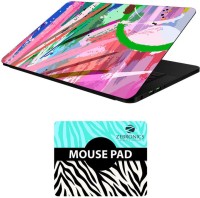 FineArts Abstract Art - LS5064 Laptop Skin and Mouse Pad Combo Set(Multicolor)   Laptop Accessories  (FineArts)