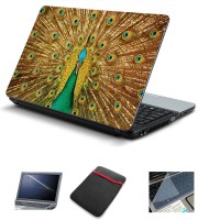 Psycho Art Bird Peacock Feathers Tail Combo Set(Multicolor)   Laptop Accessories  (Psycho Art)