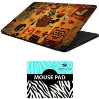 FineArts Abstract Art - LS5141 Laptop Skin and Mouse Pad Combo Set(Multicolor)   Laptop Accessories  (FineArts)
