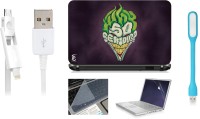 Print Shapes Why So Serious face Combo Set(Multicolor)   Laptop Accessories  (Print Shapes)