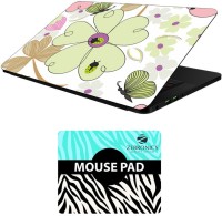 FineArts Floral - LS5534 Laptop Skin and Mouse Pad Combo Set(Multicolor)   Laptop Accessories  (FineArts)