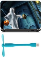 Print Shapes halloweens with ghost Combo Set(Multicolor)   Laptop Accessories  (Print Shapes)