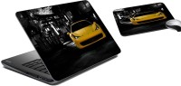 meSleep Hypercar Laptop Skin and Mouse Pad 68 Combo Set(Multicolor)   Laptop Accessories  (meSleep)