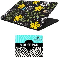 FineArts Floral - LS5579 Laptop Skin and Mouse Pad Combo Set(Multicolor)   Laptop Accessories  (FineArts)