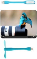 View Print Shapes Bird on camera Combo Set(Multicolor) Laptop Accessories Price Online(Print Shapes)