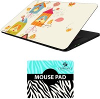 FineArts Cartoons - LS5472 Laptop Skin and Mouse Pad Combo Set(Multicolor)   Laptop Accessories  (FineArts)