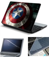 Namo Art Shield of Captain America Combo Set(Multicolor)   Laptop Accessories  (Namo Art)