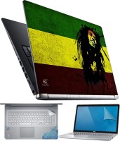 FineArts Marley 4 in 1 Laptop Skin Pack with Screen Guard, Key Protector and Palmrest Skin Combo Set(Multicolor)   Laptop Accessories  (FineArts)