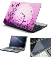 Namo Art Abstraction Vector Pink Grass Combo Set(Multicolor)   Laptop Accessories  (Namo Art)