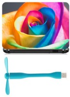 Print Shapes Rainbow Rose Combo Set(Multicolor)   Laptop Accessories  (Print Shapes)