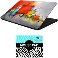 FineArts Abstract Art - LS5156 Laptop Skin and Mouse Pad Combo Set(Multicolor)   Laptop Accessories  (FineArts)