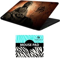 View FineArts Religious - LS5980 Laptop Skin and Mouse Pad Combo Set(Multicolor) Laptop Accessories Price Online(FineArts)