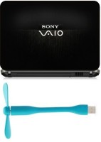 Print Shapes Sony VAIO black Combo Set(Multicolor)   Laptop Accessories  (Print Shapes)