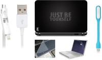 Print Shapes Just be Yourself Combo Set(Multicolor)   Laptop Accessories  (Print Shapes)