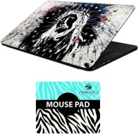 FineArts Religious - LS5970 Laptop Skin and Mouse Pad Combo Set(Multicolor)   Laptop Accessories  (FineArts)