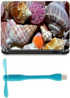 Print Shapes nature shells sea Combo Set(Multicolor)   Laptop Accessories  (Print Shapes)