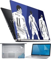 FineArts Bale Ronaldo Zidane 4 in 1 Laptop Skin Pack with Screen Guard, Key Protector and Palmrest Skin Combo Set(Multicolor)   Laptop Accessories  (FineArts)