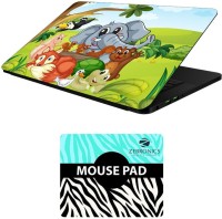 FineArts Cartoons - LS5469 Laptop Skin and Mouse Pad Combo Set(Multicolor)   Laptop Accessories  (FineArts)