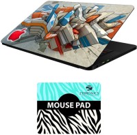 FineArts Abstract Art - LS5133 Laptop Skin and Mouse Pad Combo Set(Multicolor)   Laptop Accessories  (FineArts)
