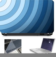 Print Shapes Blue White circles Combo Set(Multicolor)   Laptop Accessories  (Print Shapes)