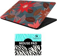 FineArts Floral - LS5638 Laptop Skin and Mouse Pad Combo Set(Multicolor)   Laptop Accessories  (FineArts)