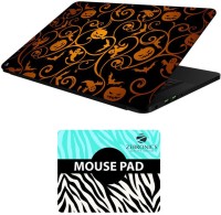 FineArts Floral - LS5662 Laptop Skin and Mouse Pad Combo Set(Multicolor)   Laptop Accessories  (FineArts)