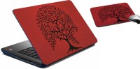 meSleep Tree Laptop Skin And Mouse Pad 313 Combo Set(Multicolor)   Laptop Accessories  (meSleep)
