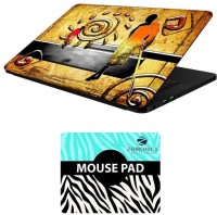 FineArts Abstract Art - LS5022 Laptop Skin and Mouse Pad Combo Set(Multicolor)   Laptop Accessories  (FineArts)