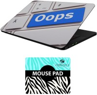 FineArts Quotes - LS5810 Laptop Skin and Mouse Pad Combo Set(Multicolor)   Laptop Accessories  (FineArts)