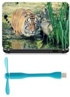 Print Shapes Tiger (3) Combo Set(Multicolor)   Laptop Accessories  (Print Shapes)