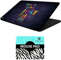 FineArts Quotes - LS5806 Laptop Skin and Mouse Pad Combo Set(Multicolor)   Laptop Accessories  (FineArts)