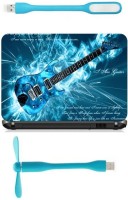 Print Shapes Blue abstract guitar Combo Set(Multicolor)   Laptop Accessories  (Print Shapes)
