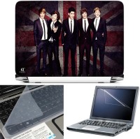 FineArts One Direction Flag 3 in 1 Laptop Skin Pack With Screen Guard & Key Protector Combo Set(Multicolor)   Laptop Accessories  (FineArts)